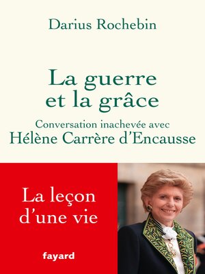 cover image of La guerre et la grâce